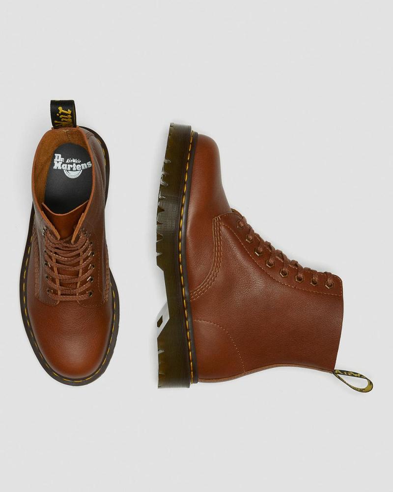 Dr Martens 1460 Pascal Bex Leren Veterlaarzen Heren Bruin | NL 286DFM